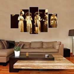 19. Yüz Yılda Avrupada Moda Kanvas Tablo - 