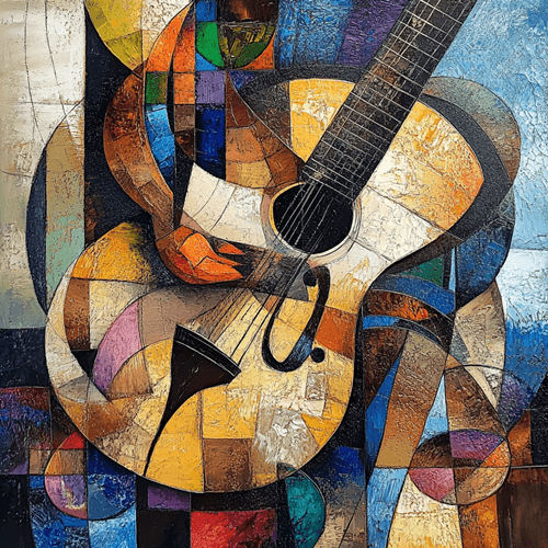 Soyut Gitar Sanati