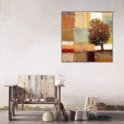 Abstre Ağaçlar Kanvas Tablo - 