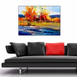 Abstre Doğa Manzara Tablosu - 