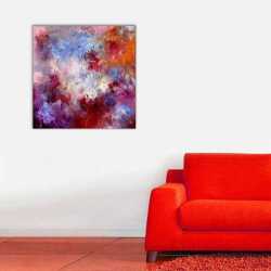 Abstre Renkler Kanvas Tablo - 