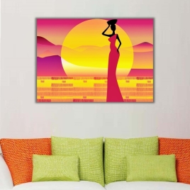 Africanian Womens Kanvas Tablo 1 - 