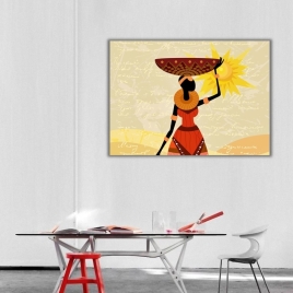 Africanian Womens Kanvas Tablo 2 - 
