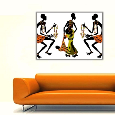 Africanian Womens Kanvas Tablo 5