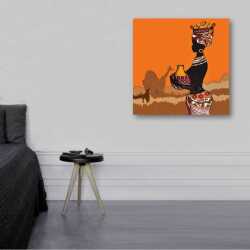 Etnik Afrika Kadını Tablosu - 