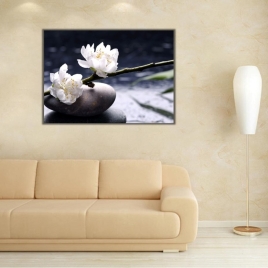 Ağaç Çiçekleri Kanvas Tablo - 