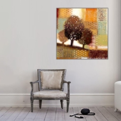 Ağaçlarla Kanvas Tablo - 