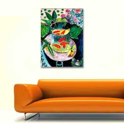 Akvaryum ve Balıklar Kanvas Tablo - 