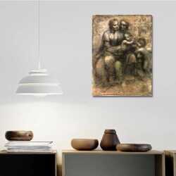 Anne ve Çocuk Kanvas Tablo - 