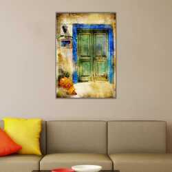 Antik Kapı Kanvas Tablo - 