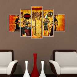 Antik Mısır Tanrıları Kanvas Tablo - 