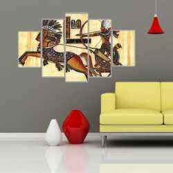 Antik Mısır Tanrısı Kanvas Tablo - 