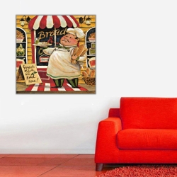 Aşçı Kanvas Tablo - 