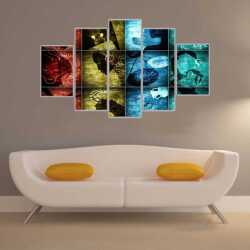 Astroloji ve Burçlar Kanvas Tablo - 