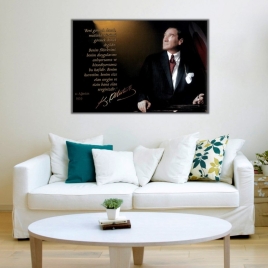 Atatürk Portre Kanvas Tablo 1 - 