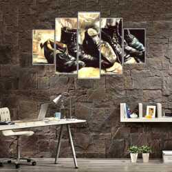 Ayakkabıcı Kanvas Tablo - 