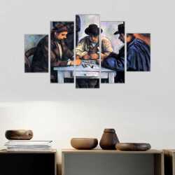 Barbut Oynayan Adamlar Kanvas Tablo - 