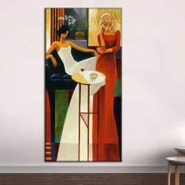 Barda Akşam Kanvas Tablo - 