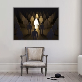 Benlik ve Ego Kanvas Tablo - 