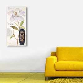 Beyaz Çiçek Tablosu - 