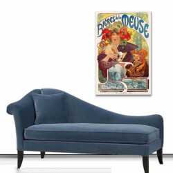 Bieser De La Meuse Retro Kanvas Tablo - 