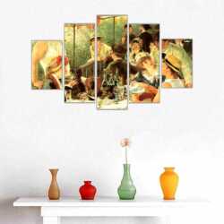 Bir Akşam Yemeği Kanvas Tablo - 