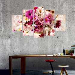 Bir Demet Çiçek Kanvas Tablo - 