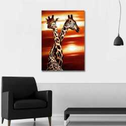 Birbirine Sarılan Zürefalar Kanvas Tablo - 