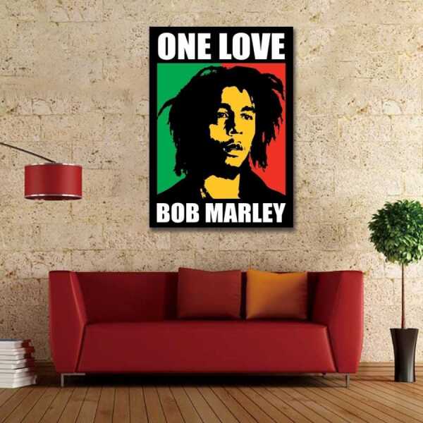 Bob Marley Kanvas Tablo