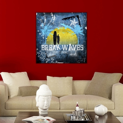 Break Waves Kanvas Tablo