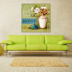 Buket Çiçekler Kanvas Tablo - 