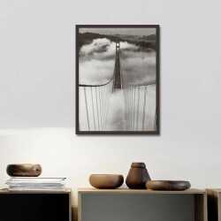 Bulutlar Arasında Köprü Kanvas Tablo - 