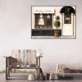 Butik Mağazası Kanvas Tablo - 