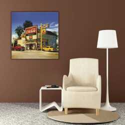 Cafe Caravan Kanvas Tablo - 