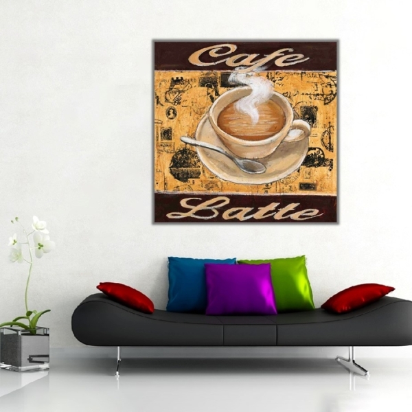 Cafe Latte Kanvas Tablo - 1