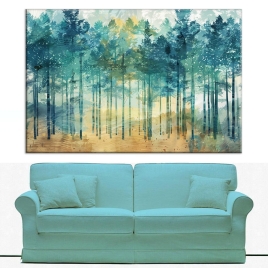 Çamlıklar Kanvas Tablo - 