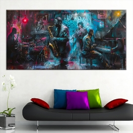 Caz Bar Monaco Kanvas Tablo - 