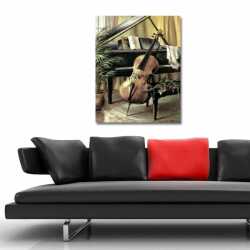 Çello ve Piyano Kanvas Tablo - 
