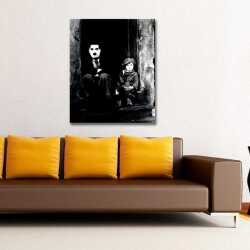 Charlie Chaplin Kanvas Tablo - 
