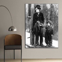Charlie Chaplin Kanvas Tablo - 