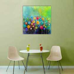 Çiçeklerin Armonisi Kanvas Tablo - 