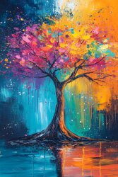 Color of the Wood Kanvas Tablo - 2