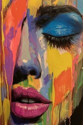 Color Of Women Kanvas Tablo - 2