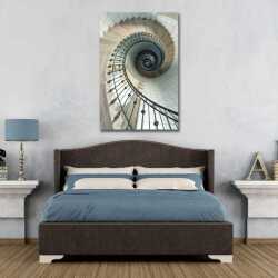 Daire Merdivenler Kanvas Tablo - 