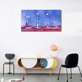 Damlalar Kanvas Tablo - 