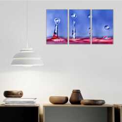 Damlalar Parçalı Kanvas Tablo 1 - 