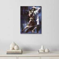 Dans Eden İkili Kanvas Tablo - 