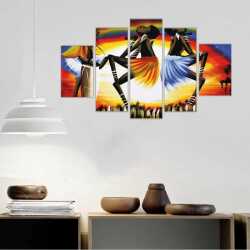 Dansçı Kadınlar Kanvas Tablo - 