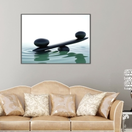 Denge Taşları Kanvas Tablo - 
