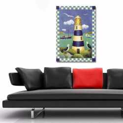 Deniz Feneri Kanvas Tablo - 